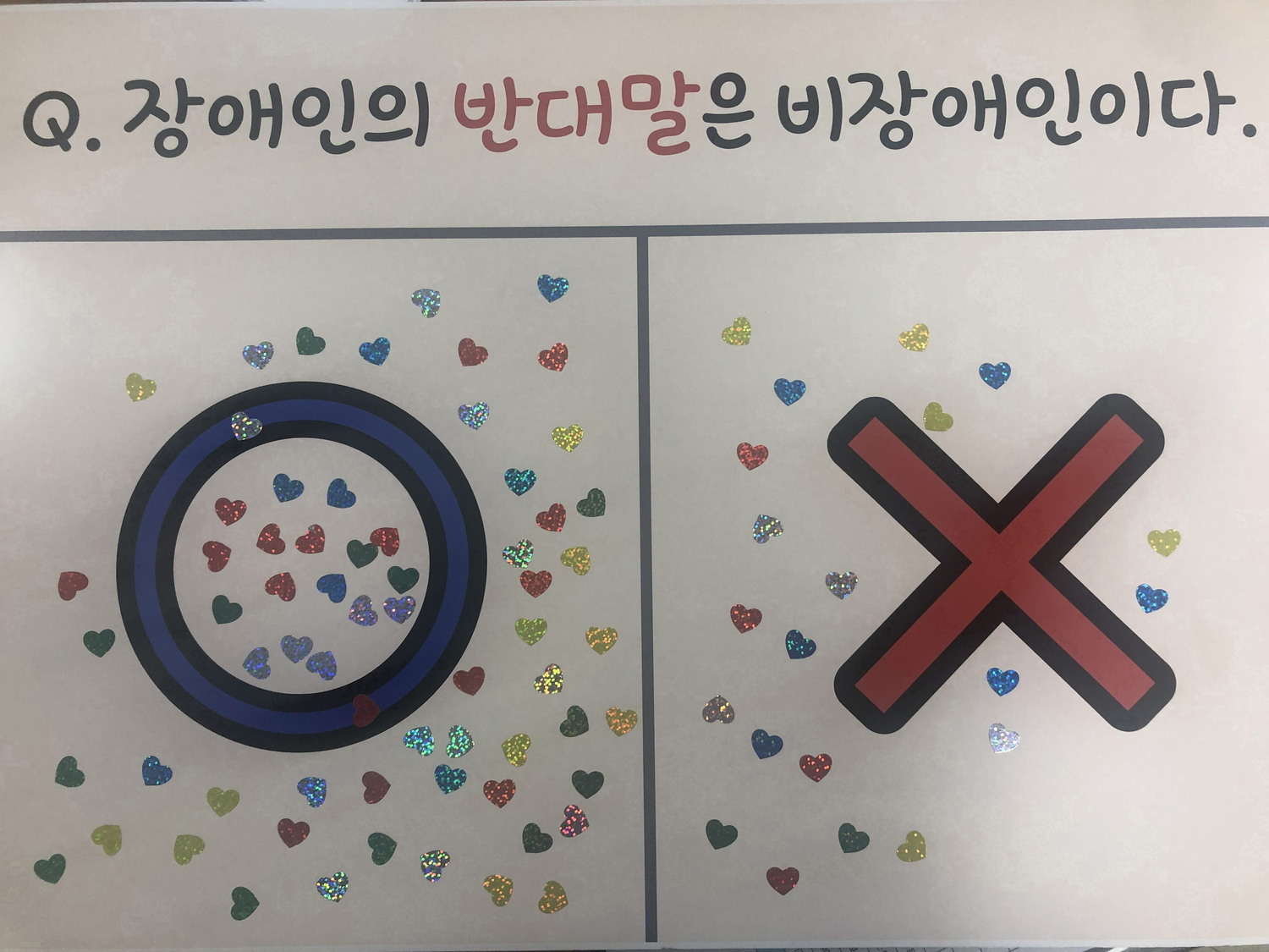 2021금정복지박람회 참여(유, 장애인식개선OX 